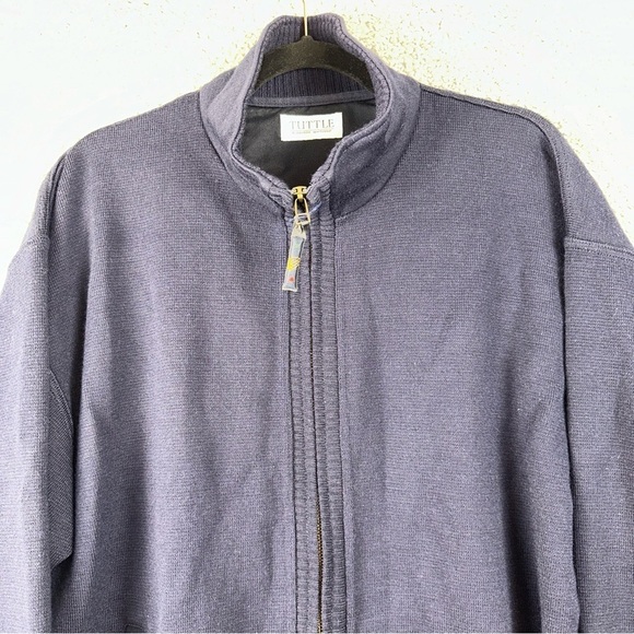 Tuttle Distinctive Sportswear Jacket Mens Medium Blue Vintage Coat Outdoor - Picture 8 of 9